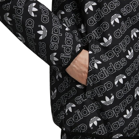 Adidas Originals Trefoil Monogram Windbreaker - Picture 13 of 14